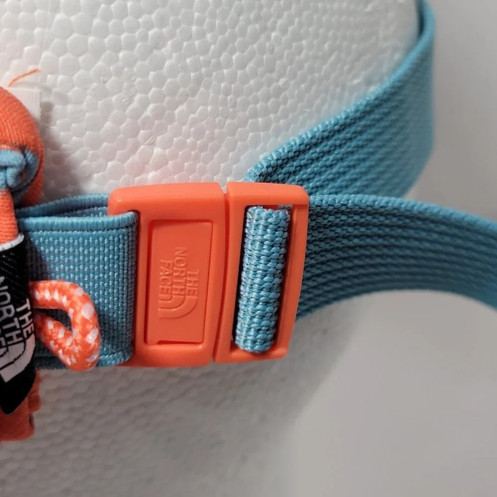 The North Face Sun Visor Orange Tropical Paintbrush Adjustable Golf Running NWOT